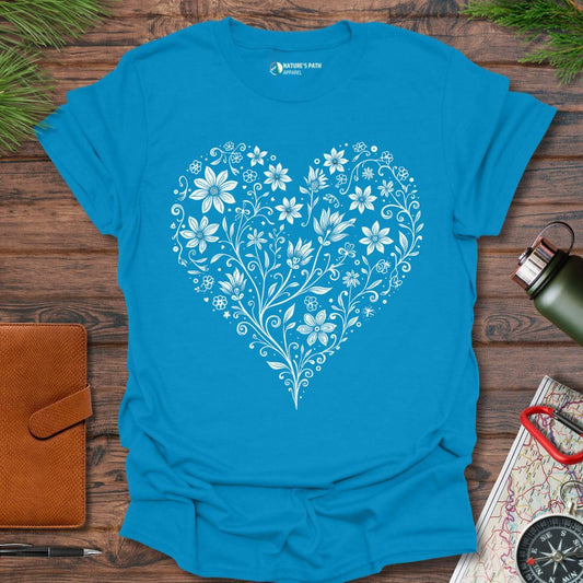 Floral Heartbeat T-Shirt