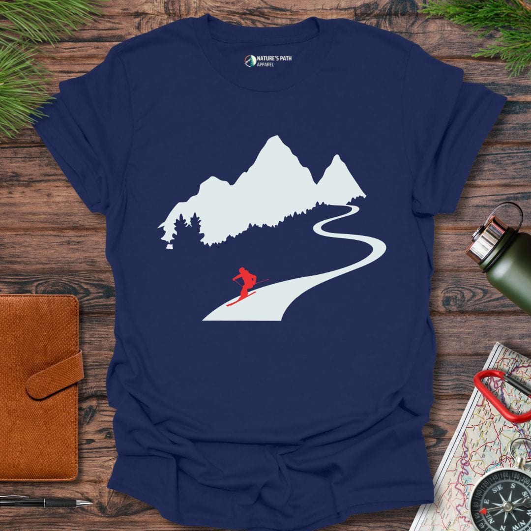 Navy / S Alpine Thrill T-Shirt Natures-Path-Apparel