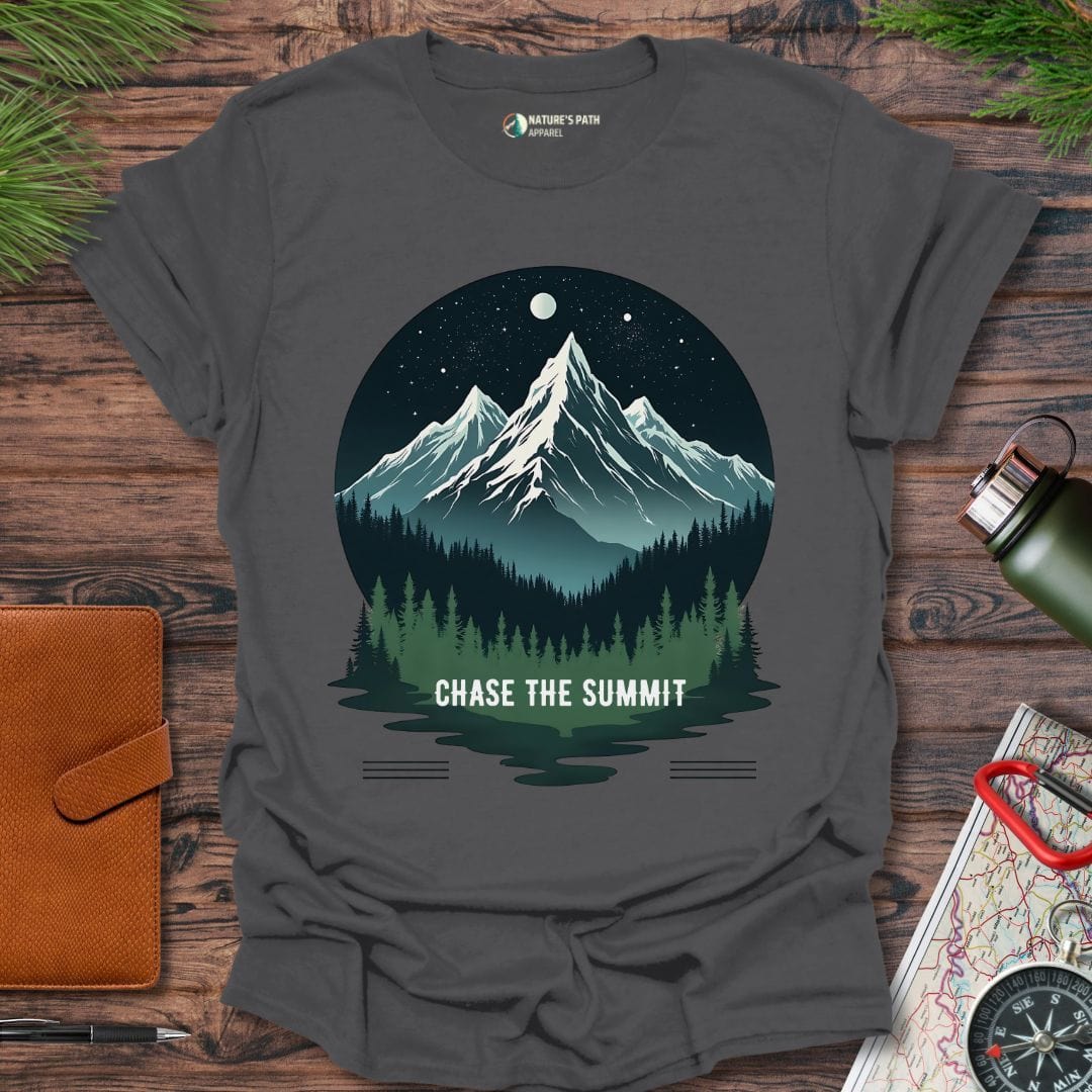 charcoal / S Chase The Summit T-Shirt Natures-Path-Apparel