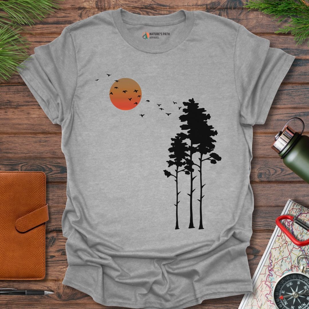 sport grey / S Echoes of Solitude T-Shirt Natures-Path-Apparel