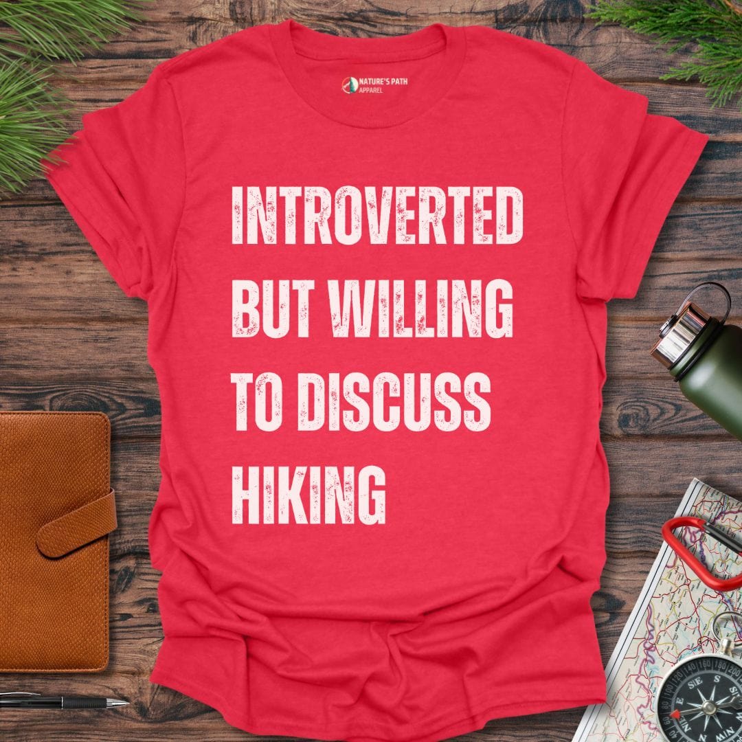 heather red / S Hiking Humor T-Shirt Natures-Path-Apparel