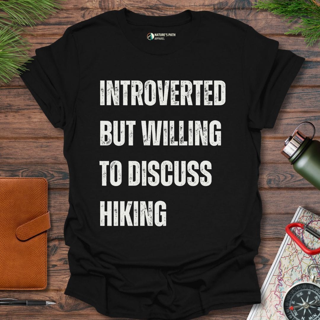 Black / S Hiking Humor T-Shirt Natures-Path-Apparel