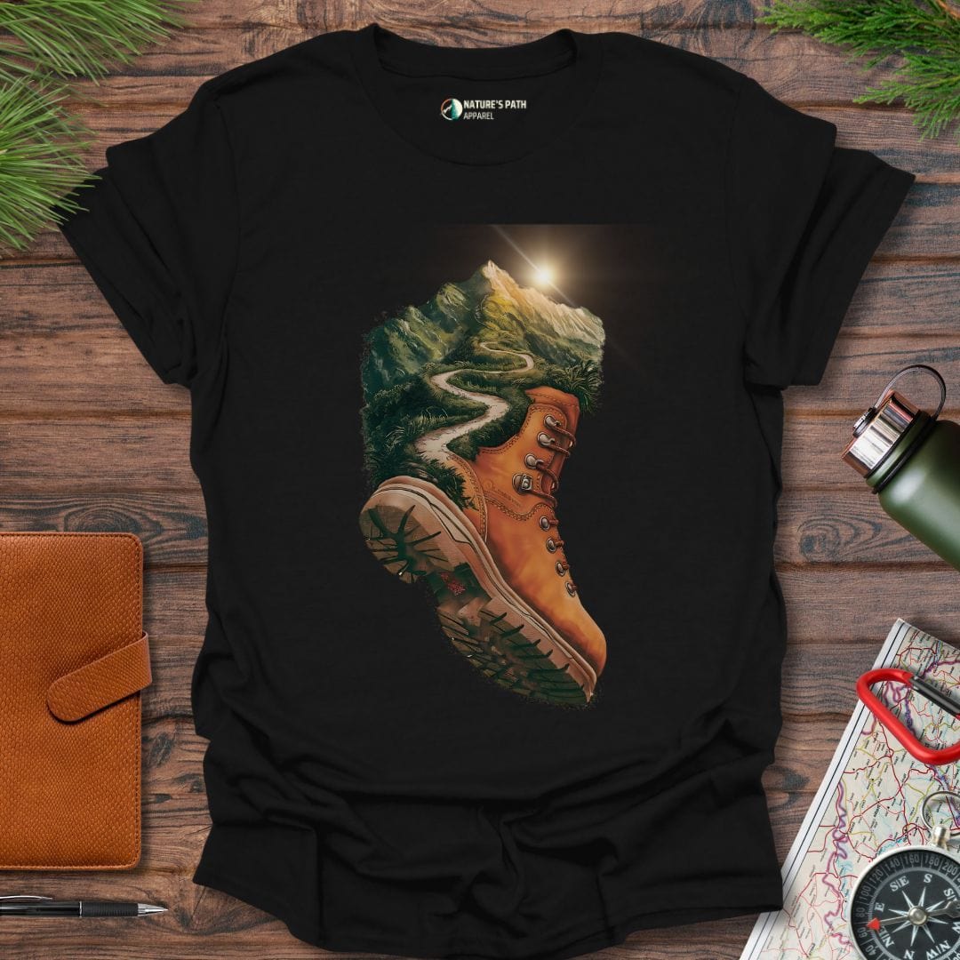 Black / S Hiking To Sunshine T-Shirt Natures-Path-Apparel