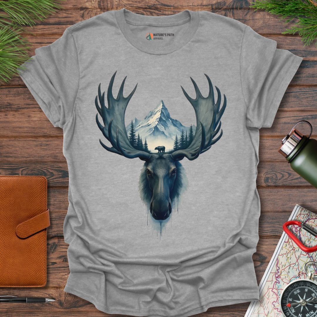 sport grey / S Majestic Mooseview T-Shirt Natures-Path-Apparel