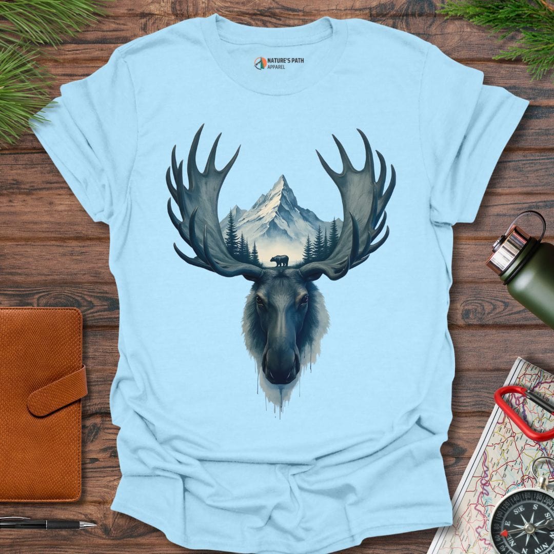 light blue / S Majestic Mooseview T-Shirt Natures-Path-Apparel