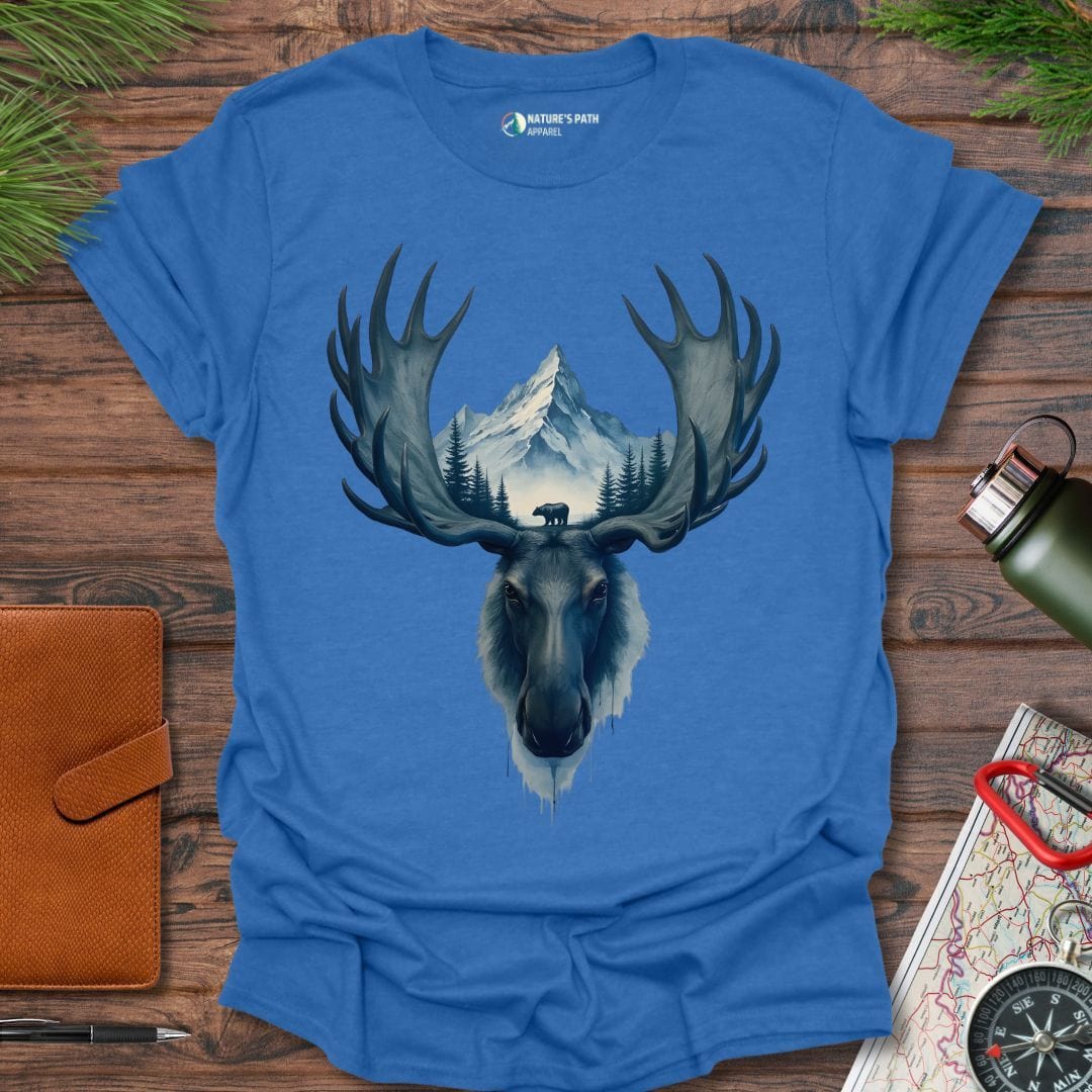 heather royal / S Majestic Mooseview T-Shirt Natures-Path-Apparel