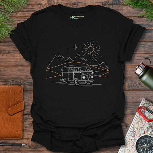 Black / S Minimalist Adventure T-Shirt Natures-Path-Apparel