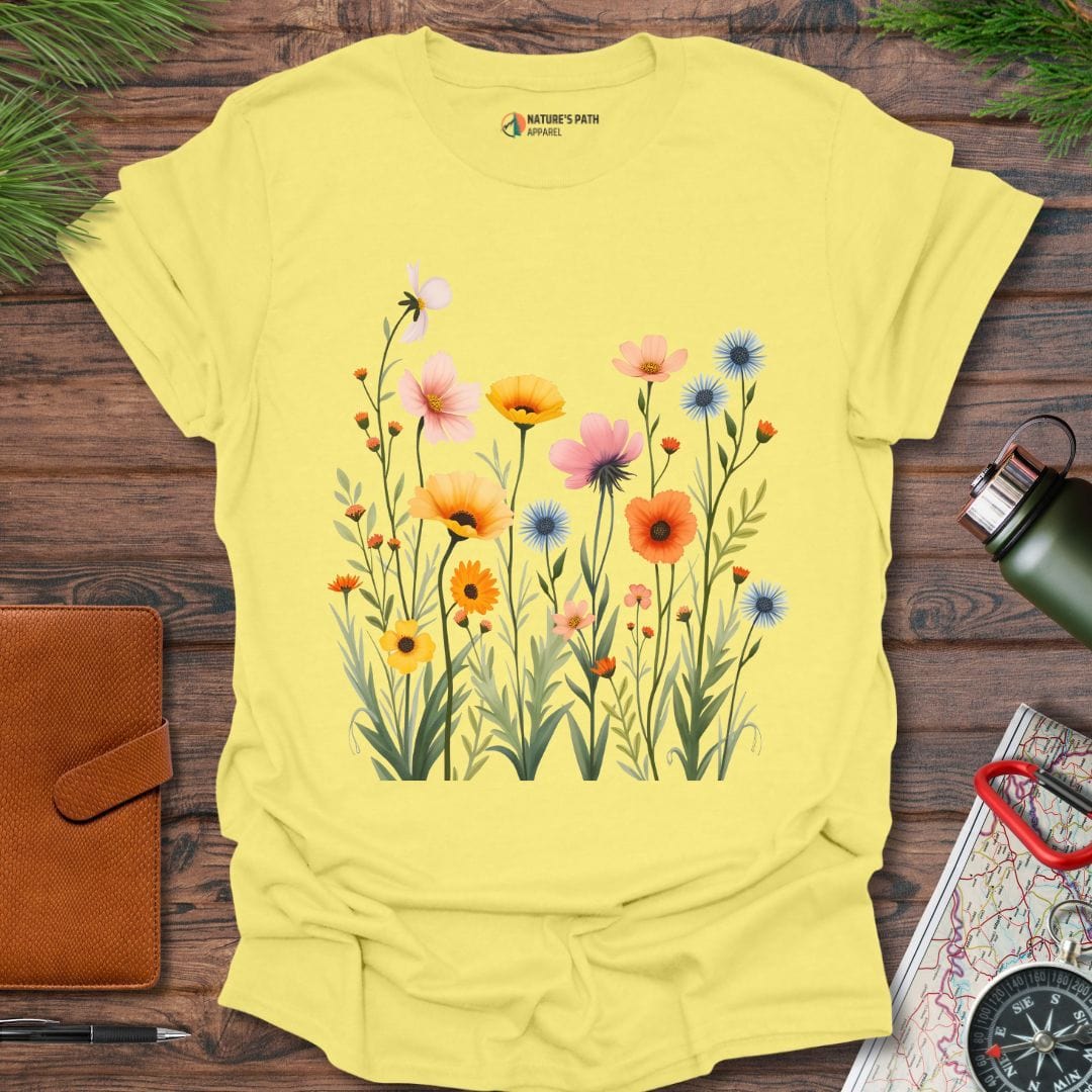 cornsilk / S Nature's Blossom T-Shirt Natures-Path-Apparel