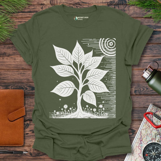 military green / S Organic Essence T-Shirt Natures-Path-Apparel