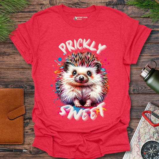 heather red / S Prickly Sweet T-Shirt Natures-Path-Apparel