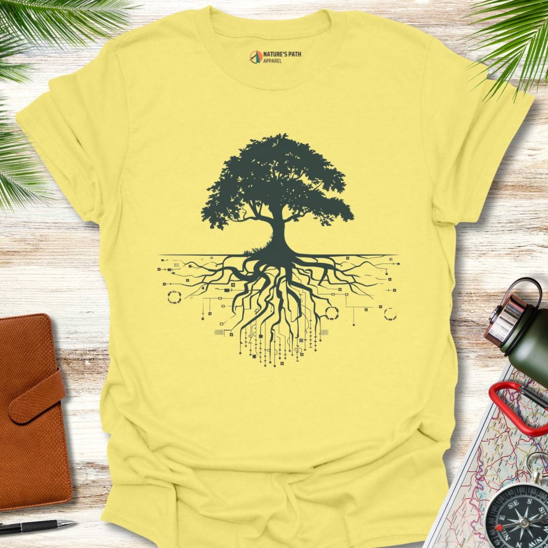 cornsilk / S Roots Of Innovation T-Shirt Natures-Path-Apparel