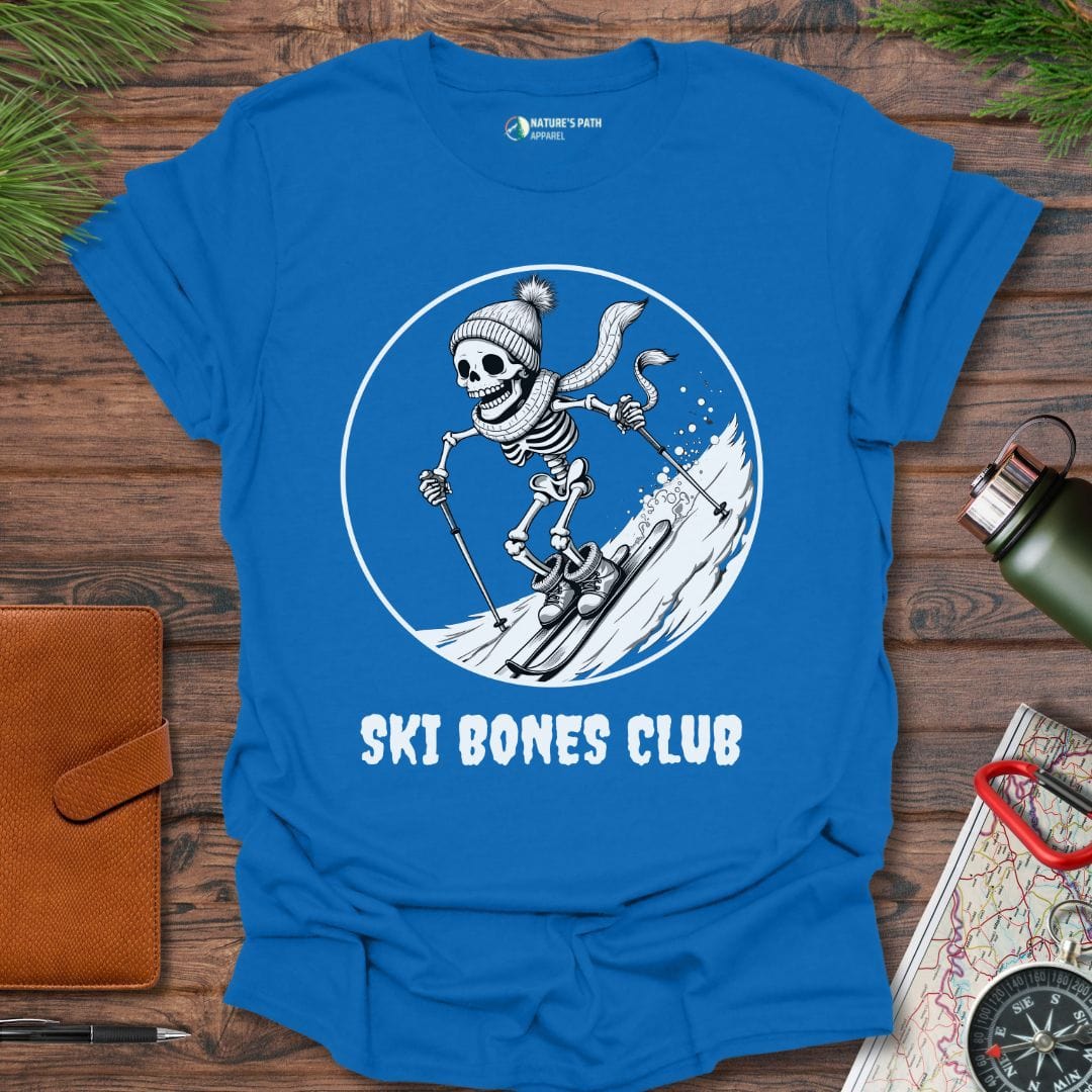 royal / S Ski Bones Club T-Shirt Natures-Path-Apparel