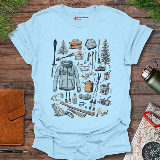 light blue / S Ski Essentials T-Shirt Natures-Path-Apparel