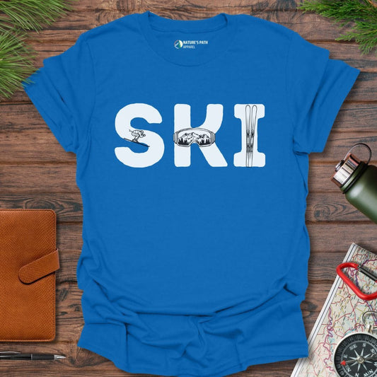 royal / S Ski T-Shirt Natures-Path-Apparel