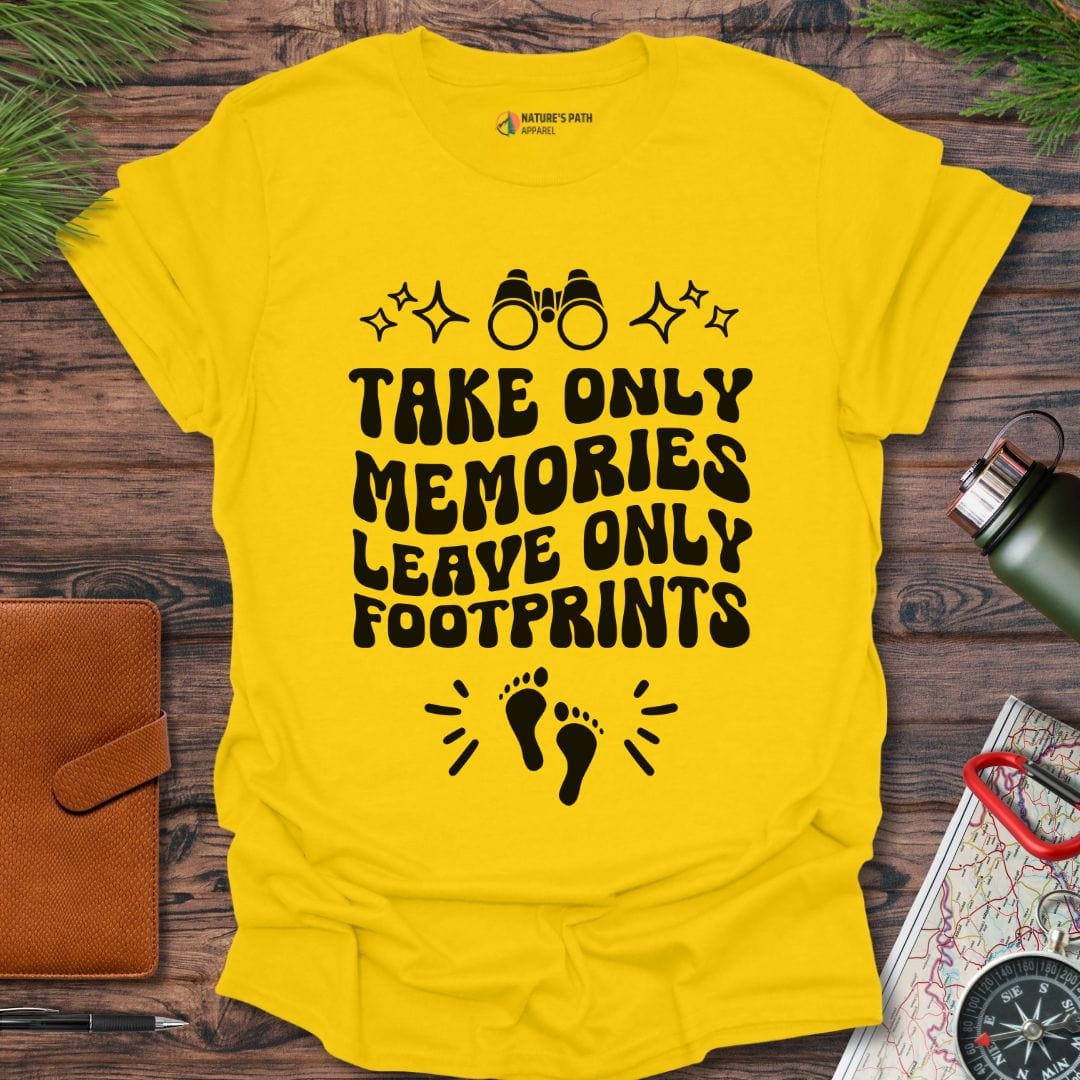 daisy / S Take Only Memories, Leave Only Footprints T-Shirt Natures-Path-Apparel