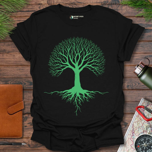 Black / S Timeless Tree T-Shirt Natures-Path-Apparel