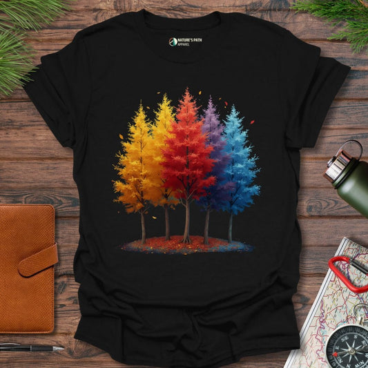 Black / S Vibrant Grove T-Shirt Natures-Path-Apparel